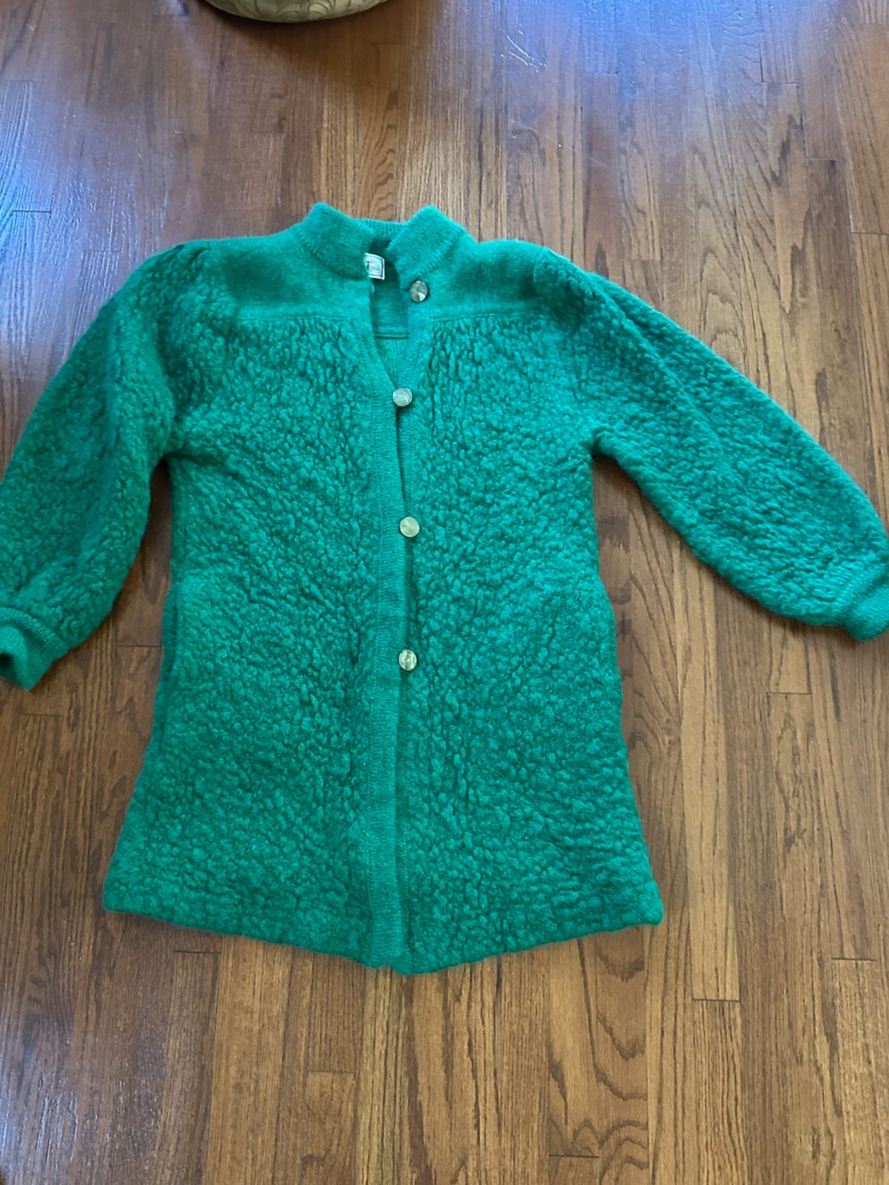 Vintage Mohair Button-Front Coat